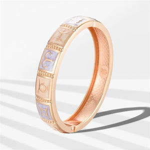 Enamel Constellation Bangle Women's Jewelry
