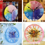 Constellation Roman Numerals Zodiac Clock Silicone Mold Epoxy Resin Jewelry