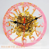 Constellation Roman Numerals Zodiac Clock Silicone Mold Epoxy Resin Jewelry