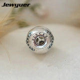 Pisces Charm 925 Silver Beads for Bracelets DIY ST166