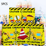 Construction Trucks Favor Box Candy Box Cupcake Box Boy Kids Birthday Party Supp