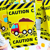 Construction Trucks Favor Box Candy Box Cupcake Box Boy Kids Birthday Party Supp