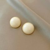 Contracted Pearl Earring Female Geometric Earrings
