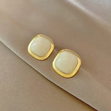 Contracted Pearl Earring Female Geometric Earrings