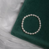 Freshwater Pearl Stretch Bracelet 5-6mm Birthday Gift