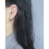 Geometric Sterling Silver S925 Female Earrings