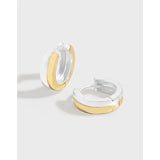 Geometric Sterling Silver S925 Female Earrings