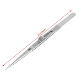 MR Jewelry Tweezers w/ Lock Catch Diamond Stainless Steel Craft Tool Beads DIY