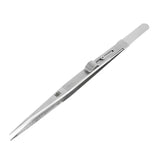 MR Jewelry Tweezers Lock Tiny Diamond Stainless Steel Craft Tool DIY