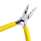 Mini Long Nose Jewelry Pliers w/ Rubber Handles Carbon Steel Craft Tool