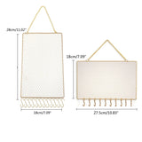 Rectangle Earring Wall Holder with Hook for Watches