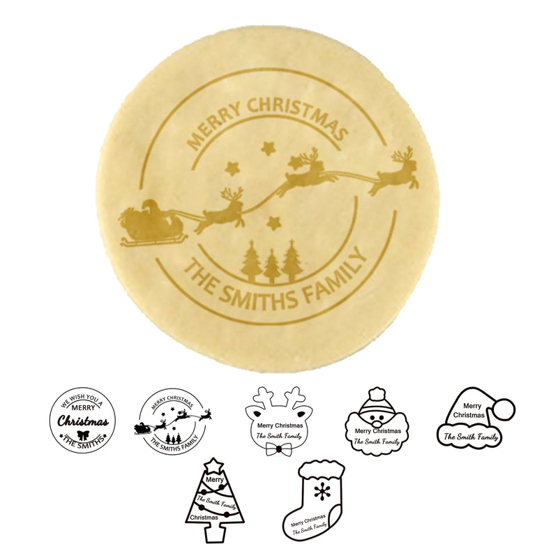 Cookie Christmas Biscuit Mould - Customizable Characters/Tree/Santa Claus