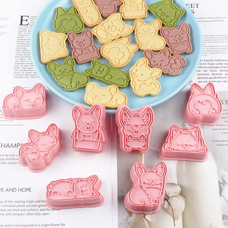 Corgi Dog Cookie Cutter Biscuit Baking Tool DIY Gadget for Kids