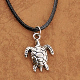 Vintage Sea Turtles Pendant Surfer Necklaces, 10pcs/LOT
