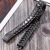 12MM Stainless Steel Link Chain Bracelet For Men On Hand Man Bracelet Wristbands