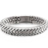 12MM Stainless Steel Link Chain Bracelet For Men On Hand Man Bracelet Wristbands