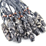 12pcs Good Luck Dragon Totem Pendants Necklaces Amulet DR2