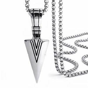 Arrow Pendant Necklace 316L Stainless Steel