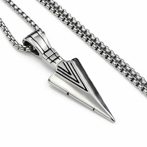 Arrow Pendant Necklace 316L Stainless Steel