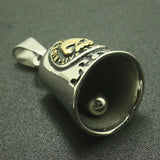 Biker Jingle Bell Ghost Rider Pendant