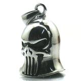 Biker Jingle Bell 316L Stainless Steel Punisher Pendant
