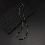 Magnetic Hematite Tiger-eye Stone Necklace for Men