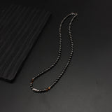 Magnetic Hematite Tiger-eye Stone Necklace for Men