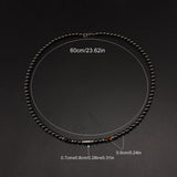 Magnetic Hematite Tiger-eye Stone Necklace for Men