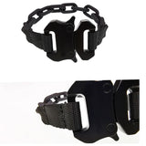 Resin Link Cuff Tactical Clips Buckle Bracelet Unisex