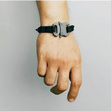 Resin Link Cuff Tactical Clips Buckle Bracelet Unisex