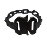Resin Link Cuff Tactical Clips Buckle Bracelet Unisex