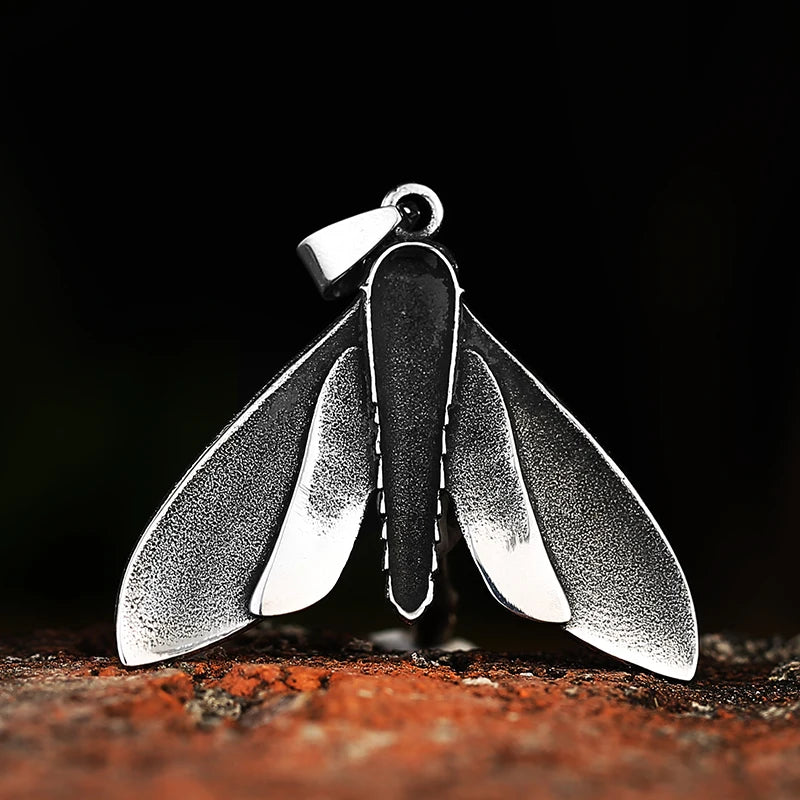 Butterfly Skull Metal Pendant Chain Gothic Choker Necklace