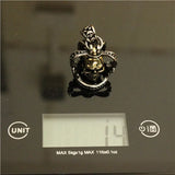 Crown Evil Ghost Skull Pendant Stainless Steel Biker Crown Pendant