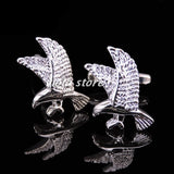 Stainless Animals Cufflinks Dog Shark Bee Men Jewelry Business Wedding