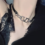 Chic Dark Style Necklace Women Fine Neck Chain Choker Collar