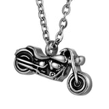 Memory Urn Motorcycle Memorial Necklace Funeral Jewelry for Man with Fill Kits