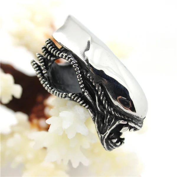 Alien Shape Pendant Stainless Steel Punk Biker Pendant