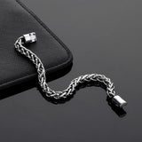 Ancient Buddha Bracelet Pop Punk Rock Style Chain Link Bangle