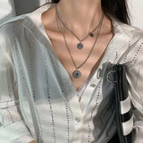 INS Queen Avatar Necklace Women's Street Snap Necklace Gift