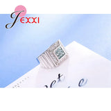 925 Silver Wide Band Rings for Wedding Bride