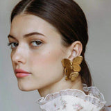 Butterfly Stud Earrings European Statement Earrings Top