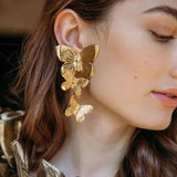 Butterfly Stud Earrings European Statement Earrings Top