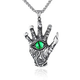 Large Devil Claw Halloween Pendant Stainless Steel Necklace Chains
