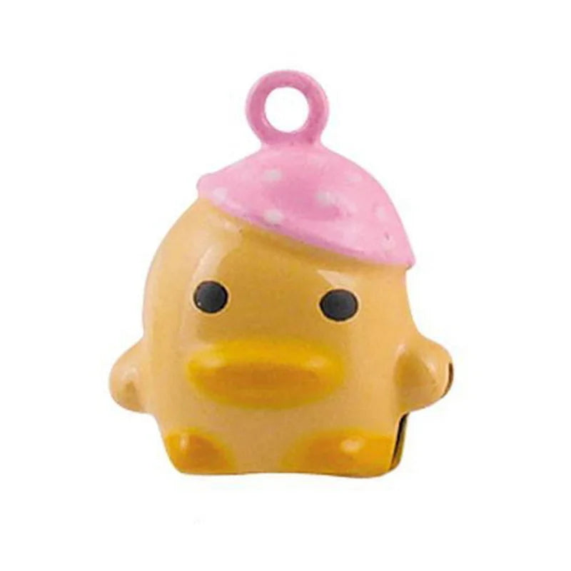 Duck Cartoon Animal Bell Charms for Pets Holiday Decoration
