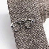 Copper Stainless Metal Clip Glasses Pen Key Guitar Tie Bar Necktie Holder Gift
