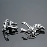 Stainless Steel Camera Cufflinks Horse Funny Cuffs for Men