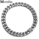 Men's Stainless Steel Bracelet Custom Length Women's Punk Rock Party Jewelry