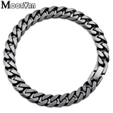 Men's Stainless Steel Bracelet Custom Length Women's Punk Rock Party Jewelry