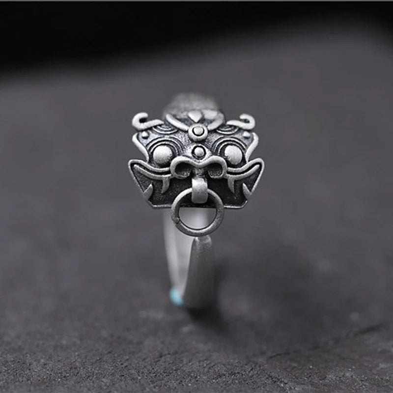 Vintage Open Rings for Women Men Party Biker Jewelry Engagement Wedding