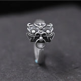 Vintage Open Rings for Women Men Party Biker Jewelry Engagement Wedding